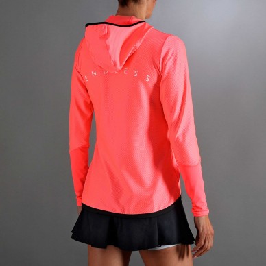Sweatshirt Endless Breath Line Bright Coral