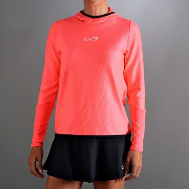 Sweatshirt Endless Breath Line Bright Coral