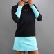 Sweatshirt Endless Breath Line Black Aqua