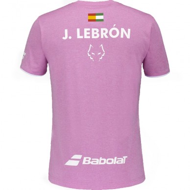 T-shirt Babolat Crew Neck Tee Lebrón Pink