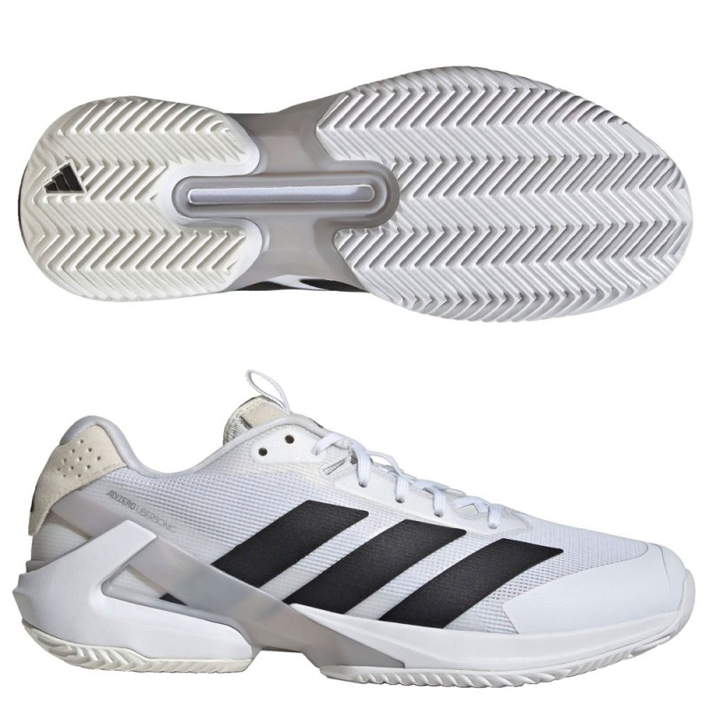 Adidas Adizero Ubersonic 5 M Clay FTWR White Core Black 2025 Padel Shoes Adidas Adizero Ubersonic 5 M Clay FTWR White Core Black 2025 Padel Shoes