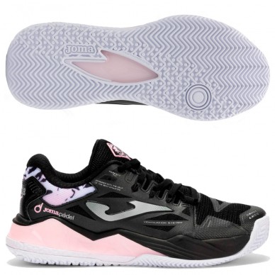 Joma Spin Lady 2501 Black 2025 Padel Shoes