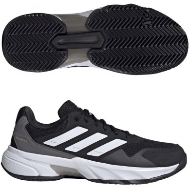 Adidas Courtjam Control M Clay Black 2025 Padel Shoes