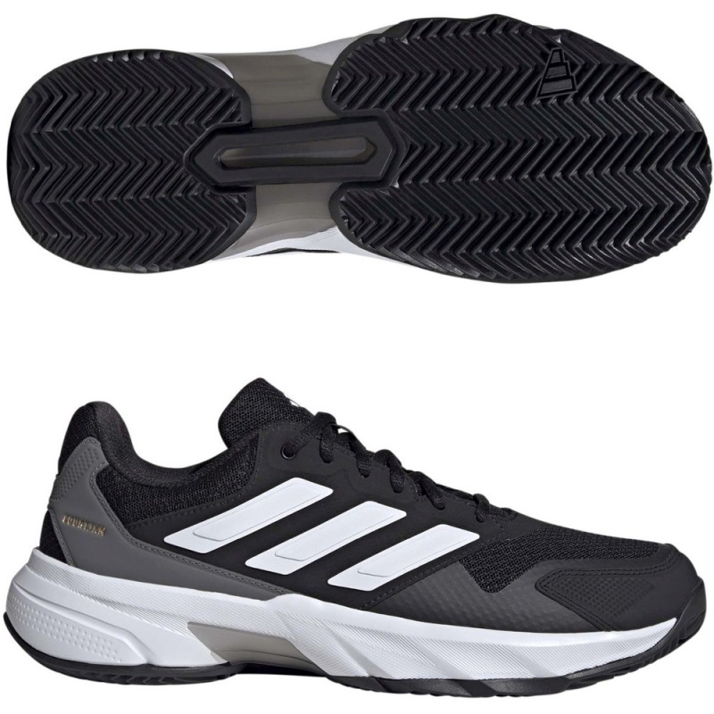Adidas Courtjam Control M Clay Black 2025 Padel Shoes