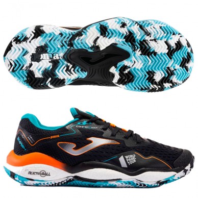 Joma Smash 2301 black turquoise 2024 padel shoes