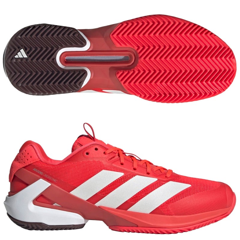 Adidas Adizero Ubersonic M CL lucid red 2025 padel shoes Adidas Adizero Ubersonic M CL lucid red 2025 padel shoes