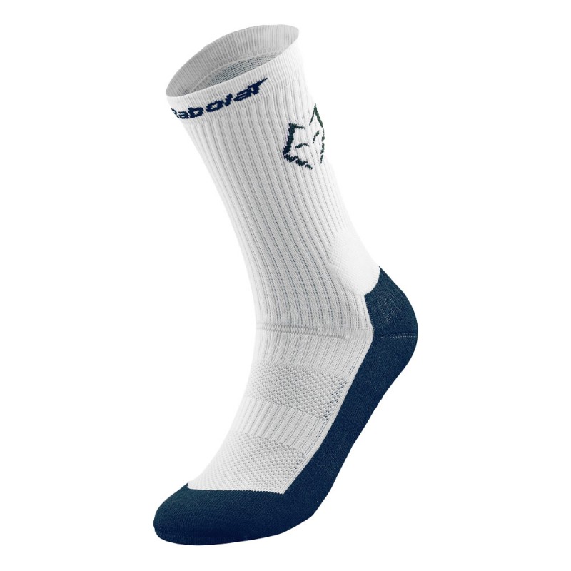 Socks Babolat Mid-Calf Lebron white blue Socks Babolat Mid-Calf Lebron white blue