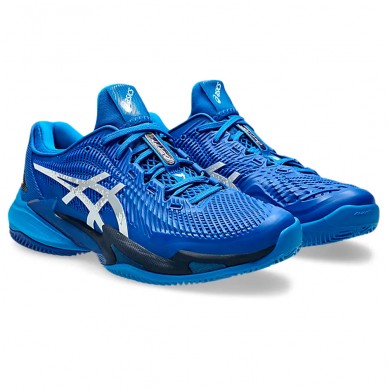 Asics Court FF3 Novak Clay Tuna Blue Pure Silver 2025 Padel Shoes