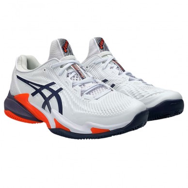 Asics Court FF 3 Clay white greyish purple 2025 Padel shoes