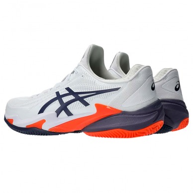 Asics Court FF 3 Clay white greyish purple 2025 Padel shoes
