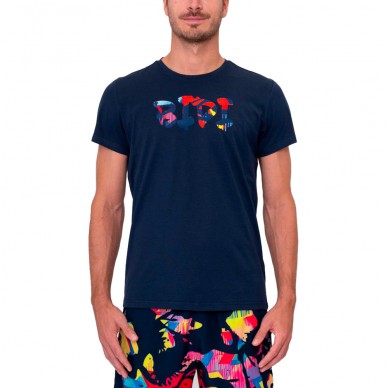 T-shirt Bidi Badu Wild Arts Chill Tee navy blue
