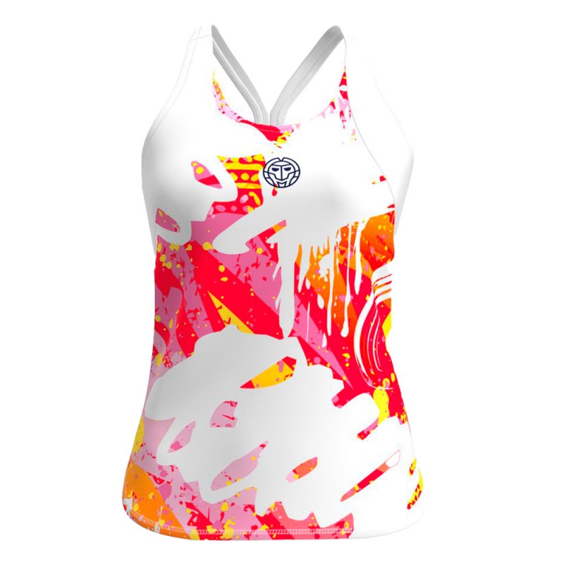 T-shirt Bidi Badu Wild Arts Tank white pink