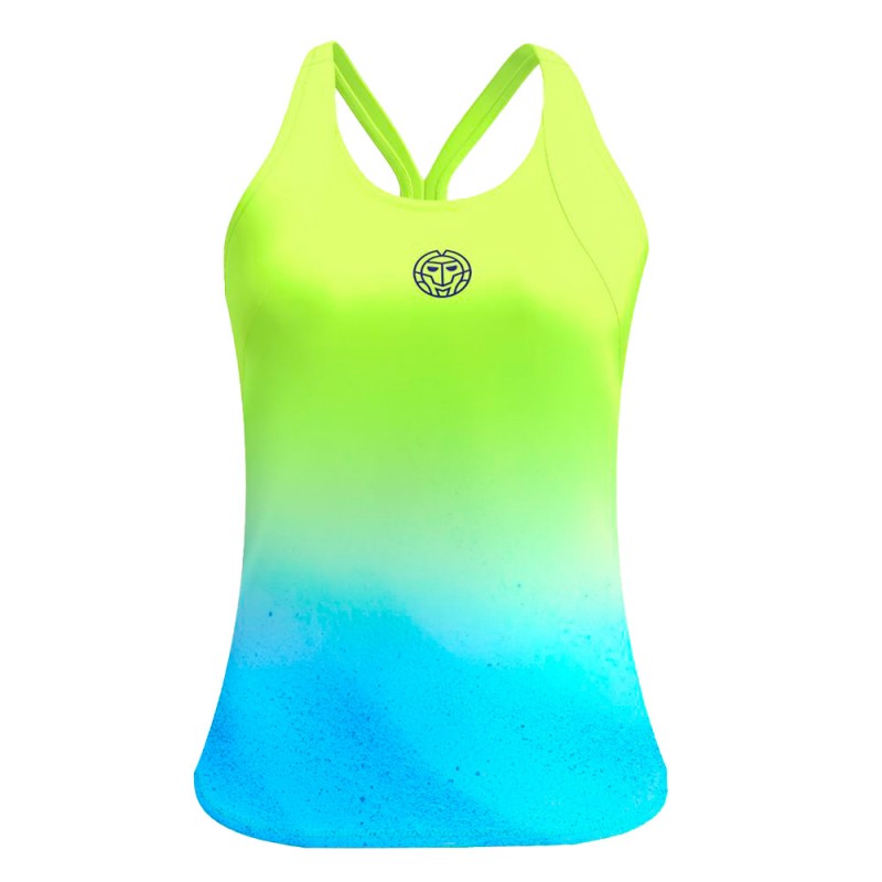 T-shirt Bidi Badu Beach Spirit Tank yellow blue T-shirt Bidi Badu Beach Spirit Tank yellow blue
