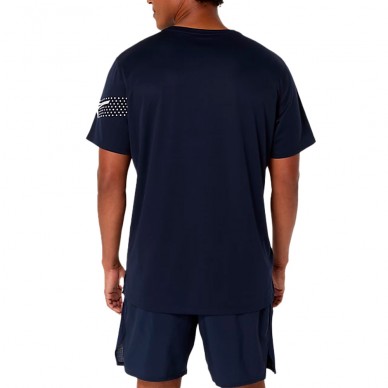 Asics Icon SS Top navy blue T-shirt