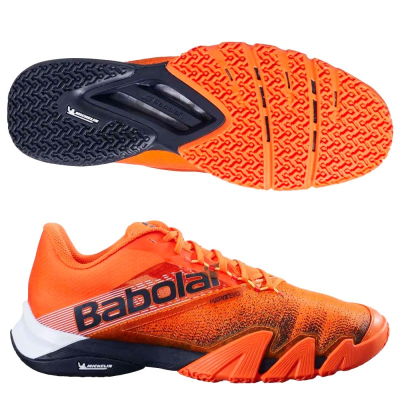 Babolat Jet Premura 2 Men Vibrant Orange 2025 Padel Shoes