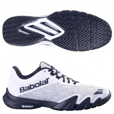 Babolat Jet Viva Men white black 2025 Padel shoes