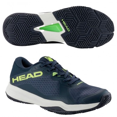 Head Motion Team navy lime 2025 Padel shoes
