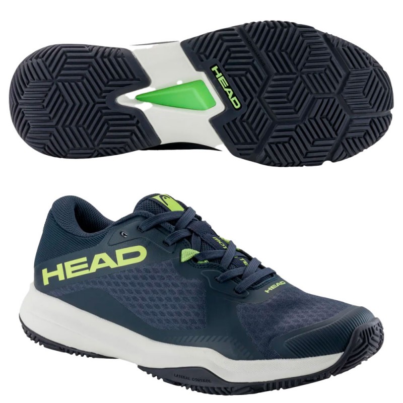 Head Motion Team navy lime 2025 Padel shoes Head Motion Team navy lime 2025 Padel shoes