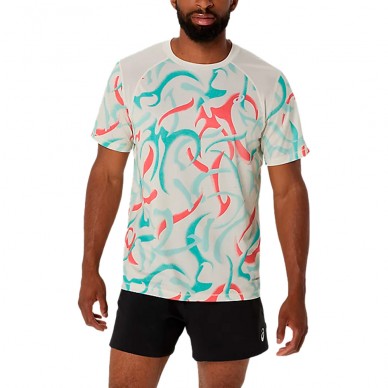 T-shirt Asics Road All Over Print multicolor