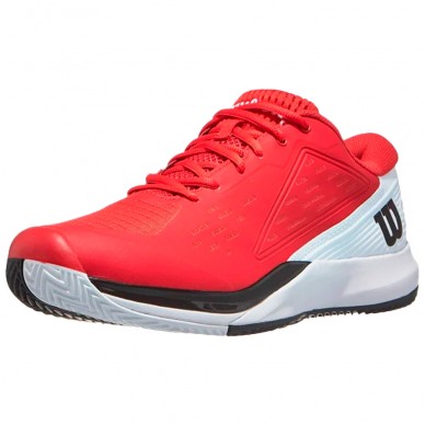 Wilson Rush Pro Ace Clay red white 2025 padel shoes