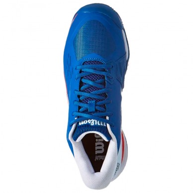 Wilson Rush Pro Ace Clay Blue White 2025 Padel Shoes