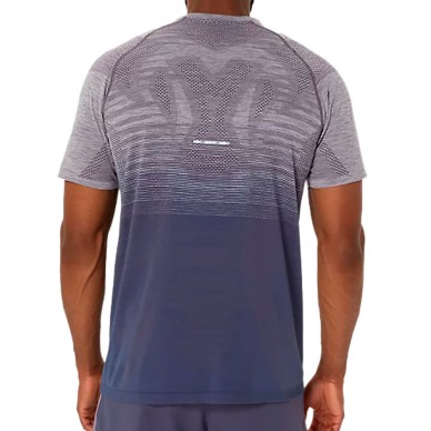 T-shirt Asics Seamless SS Top in grey blue