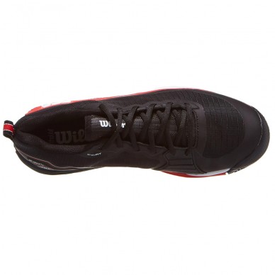 Wilson Rush Pro 4.5 Clay black infrared 2025 padel shoes