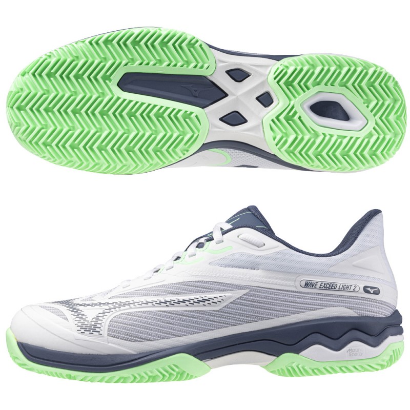 Mizuno Wave Exceed Light CC White 2025 Padel Shoes Mizuno Wave Exceed Light CC White 2025 Padel Shoes