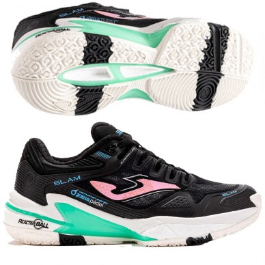Joma Slam Lady 2501 black padel shoes 2025