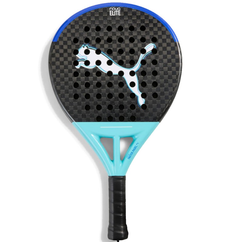 Puma Nova Padel Elite Control Black Vivid Blue 2025 Puma Nova Padel Elite Control Black Vivid Blue 2025