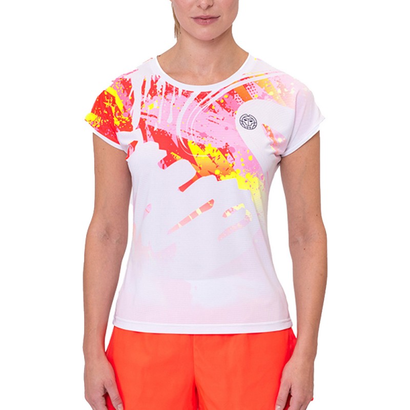 T-shirt Bidi Badu Wild Arts Capsleeve white pink T-shirt Bidi Badu Wild Arts Capsleeve white pink