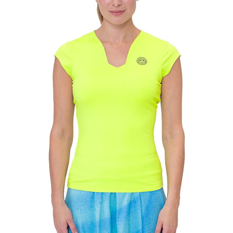 T-shirt Bidi Badu Beach Spirit V-Neck Tee yellow