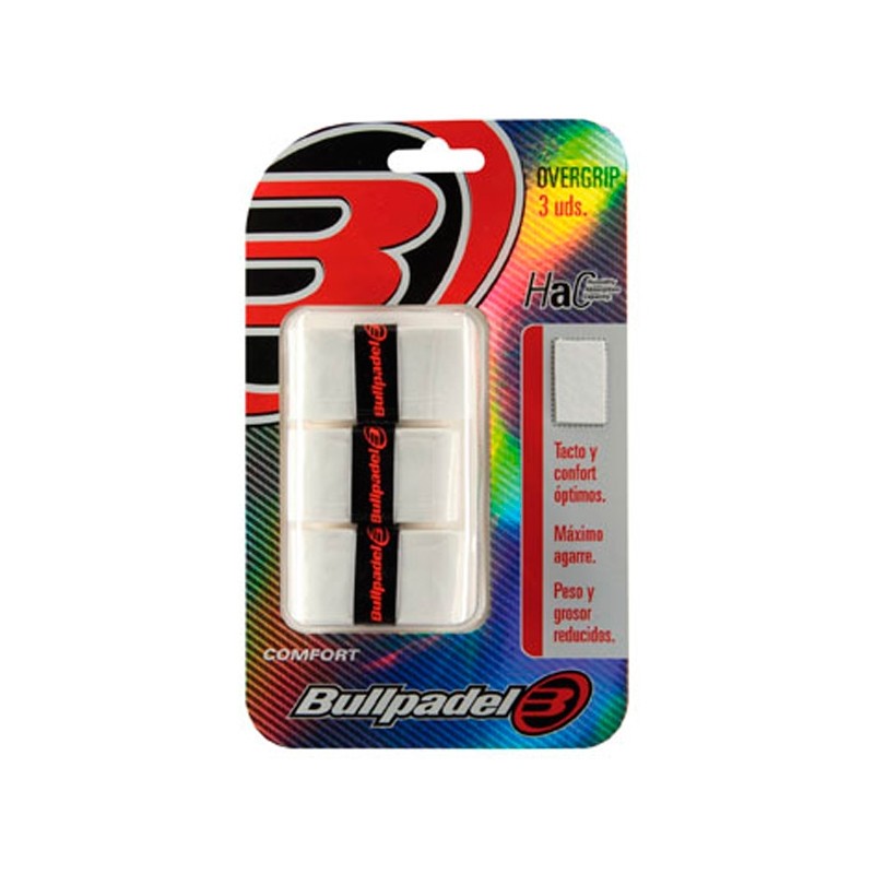 Overgrips Bullpadel GB1200 Blancos Overgrips Bullpadel GB1200 Blancos