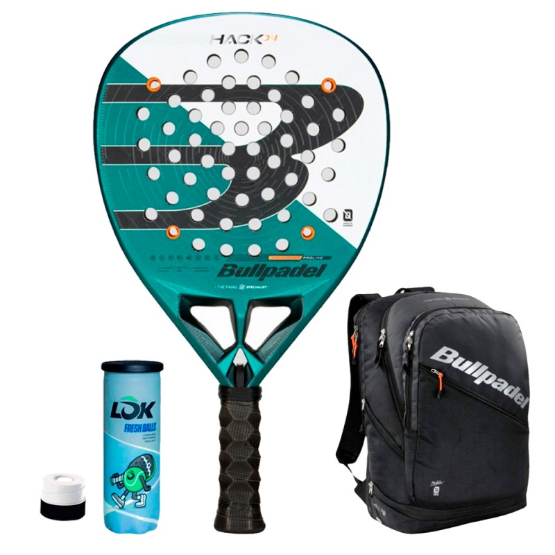 Pack Bullpadel Hack 04 2025 + Backpack + Balls