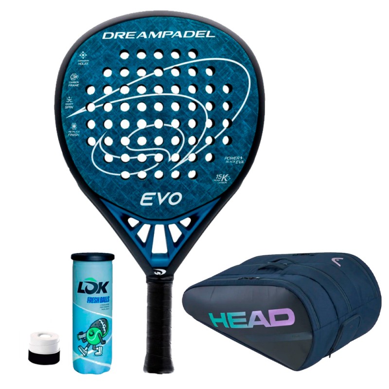 Pack Dreampadel Evo 2025 + Padel Bag + Balls