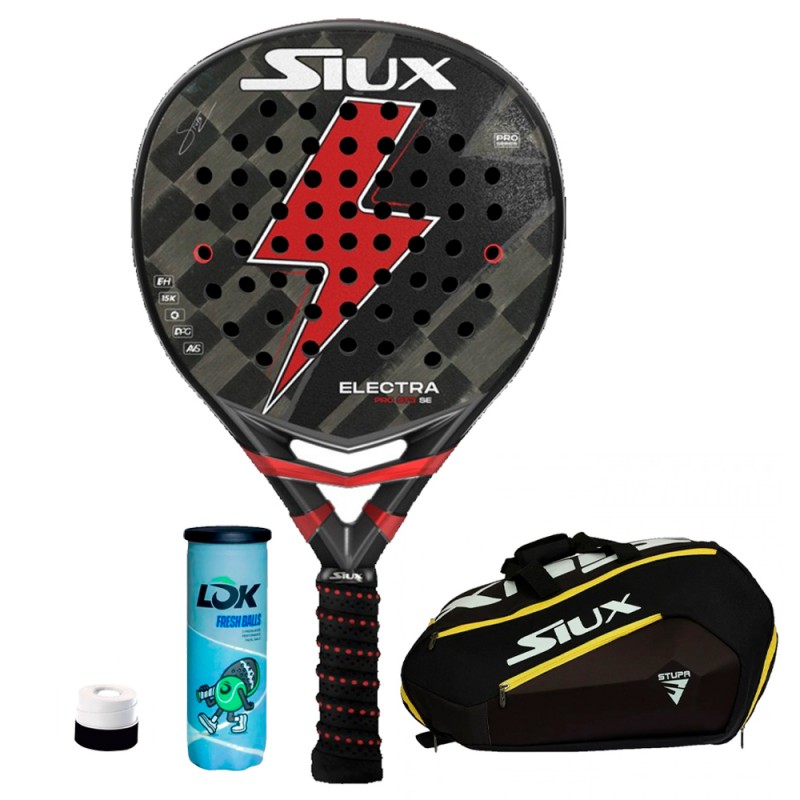 Pack Siux Electra ST3 SE 2025 + Padel Bag + Balls