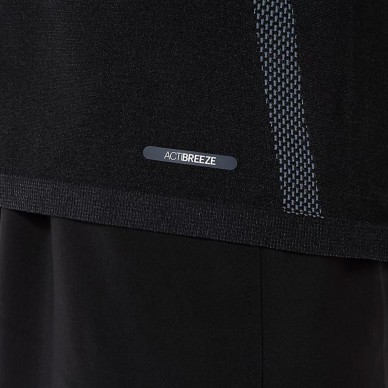 T-shirt Asics Seamless SS Top black gray