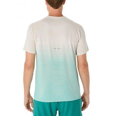 T-shirt Asics Seamless SS Top white and green