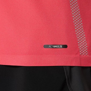T-shirt Asics Seamless SS Top coral green