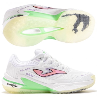 Joma Slam Lady 2502 White 2025 Padel Shoes