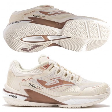 Joma Slam Lady 2423 beige padel shoes 2024