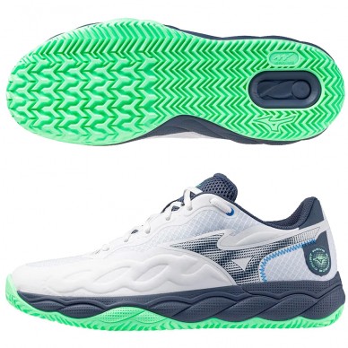 Mizuno Wave Enforce Court CC white green 2025 Padel Shoes