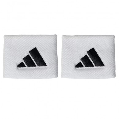 Wristbands Adidas S white with black logo