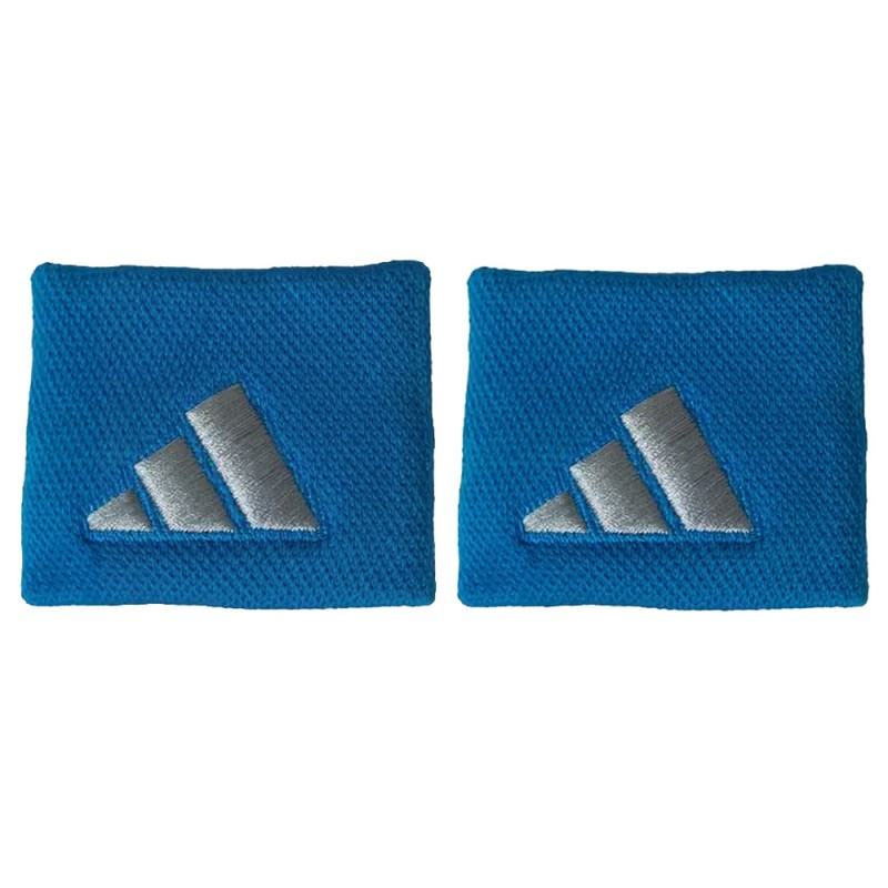 Wristbands Adidas S blue with grey logo Wristbands Adidas S blue with grey logo