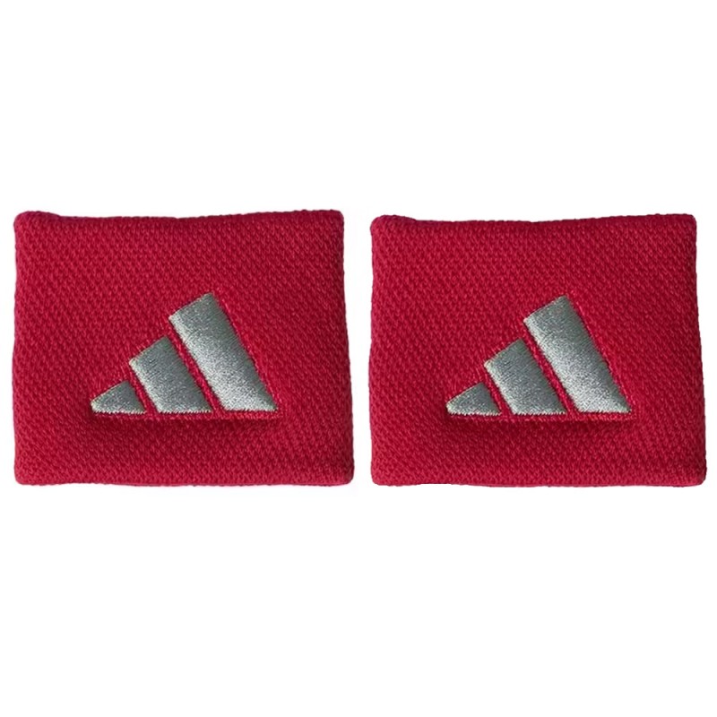 Wristbands Adidas S Red with Grey Logo Wristbands Adidas S Red with Grey Logo