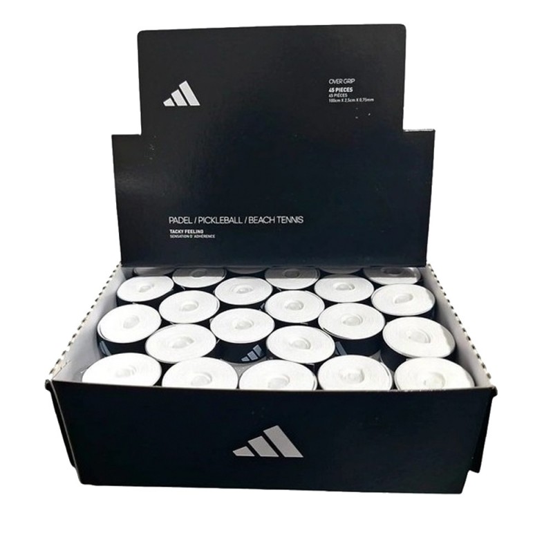 Cube Overgrip Adidas Tacky 45 units white micro-perforated