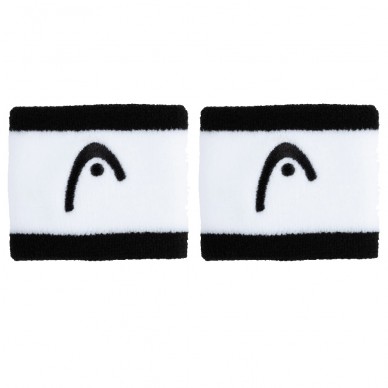 Wristbands Head Striped 2.5 Black White