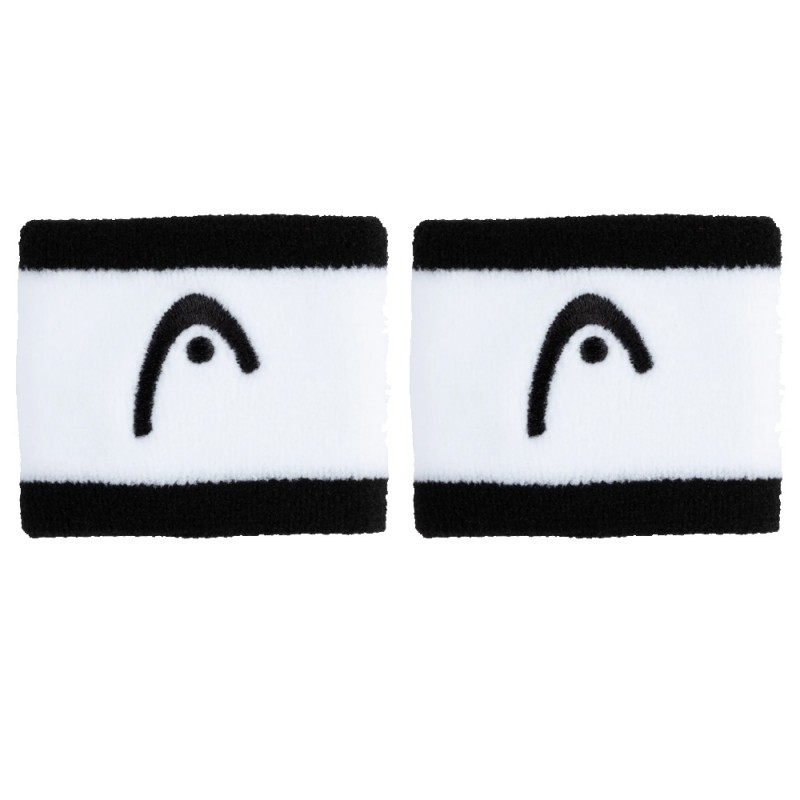Wristbands Head Striped 2.5 Black White Wristbands Head Striped 2.5 Black White