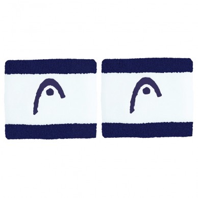 Wristbands Head Striped 2.5 Blue White