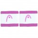 Wristbands Head Striped 2.5 white pink